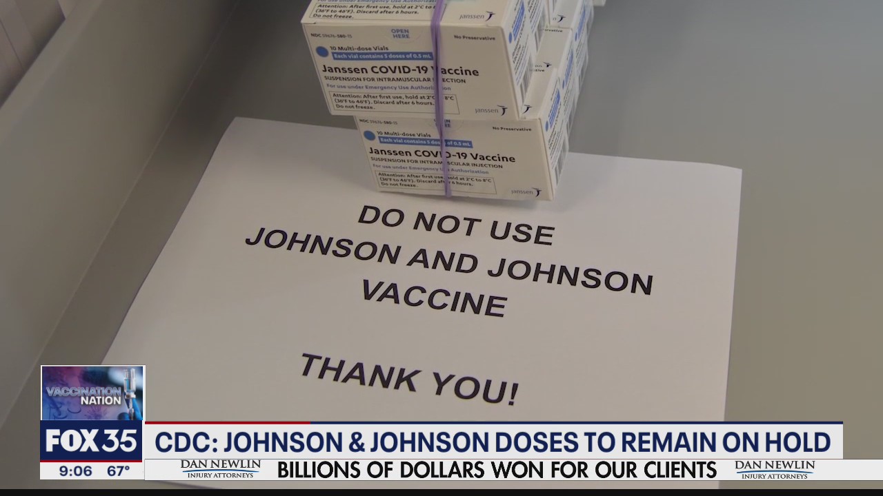 CDC: Johnson and Johnson doses to remain on hold