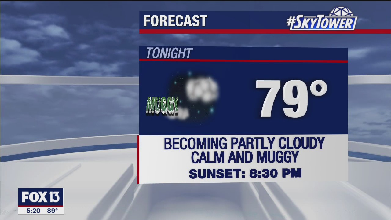 Thursday evening weathercast