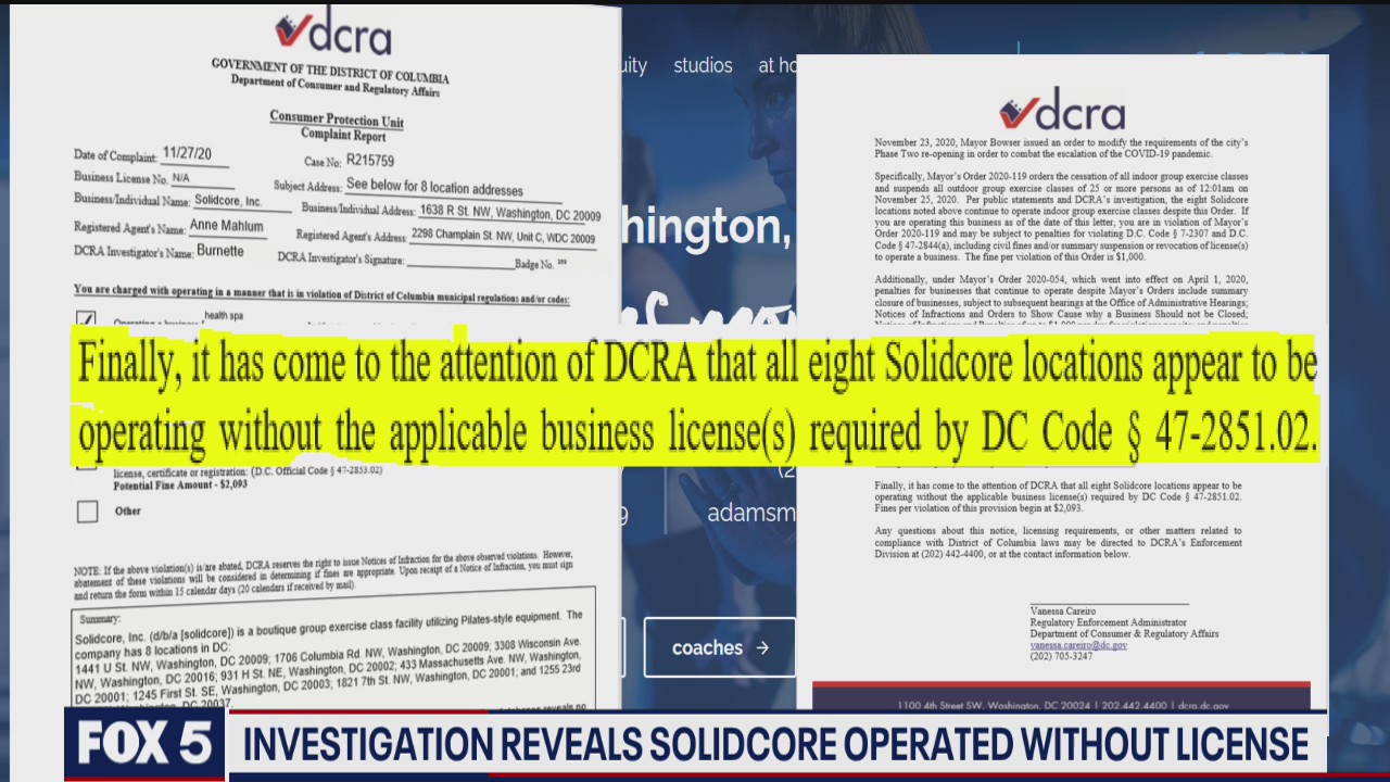 Investigation reveals Solidcore operated without license