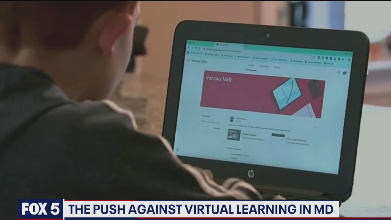 Maryland school leaders push to end virtual learning