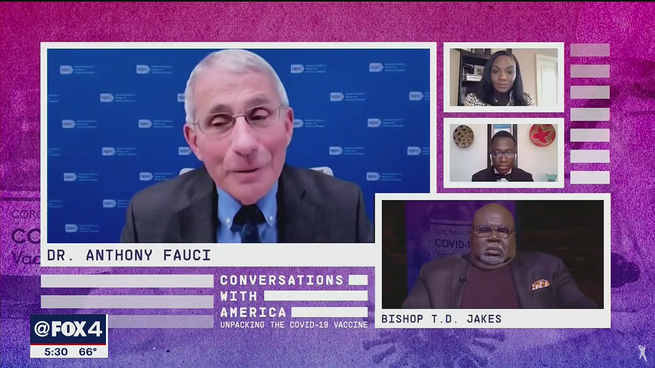 Bishop T.D. Jakes hosts conversation with COVID-19 vaccine experts, including Dr. Fauci