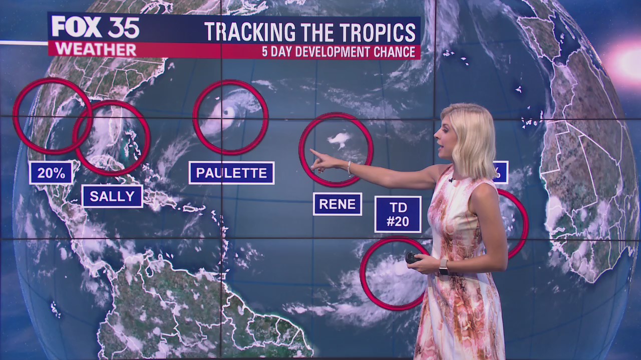 Tracking the Tropics: Sally, Paulette, Rene and more brewing in the Atlantic