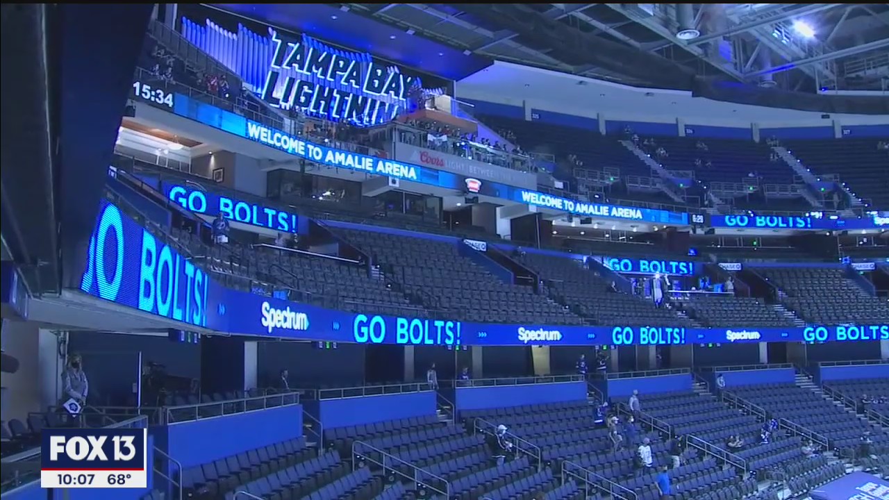 Fans welcomed back to Amalie Arena
