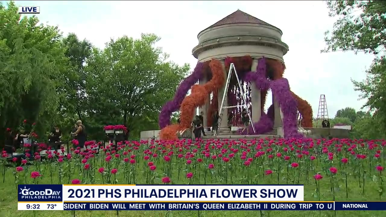 Jeff Leatham opens exhibit at 2021 PHS Philadelphia Flower Show