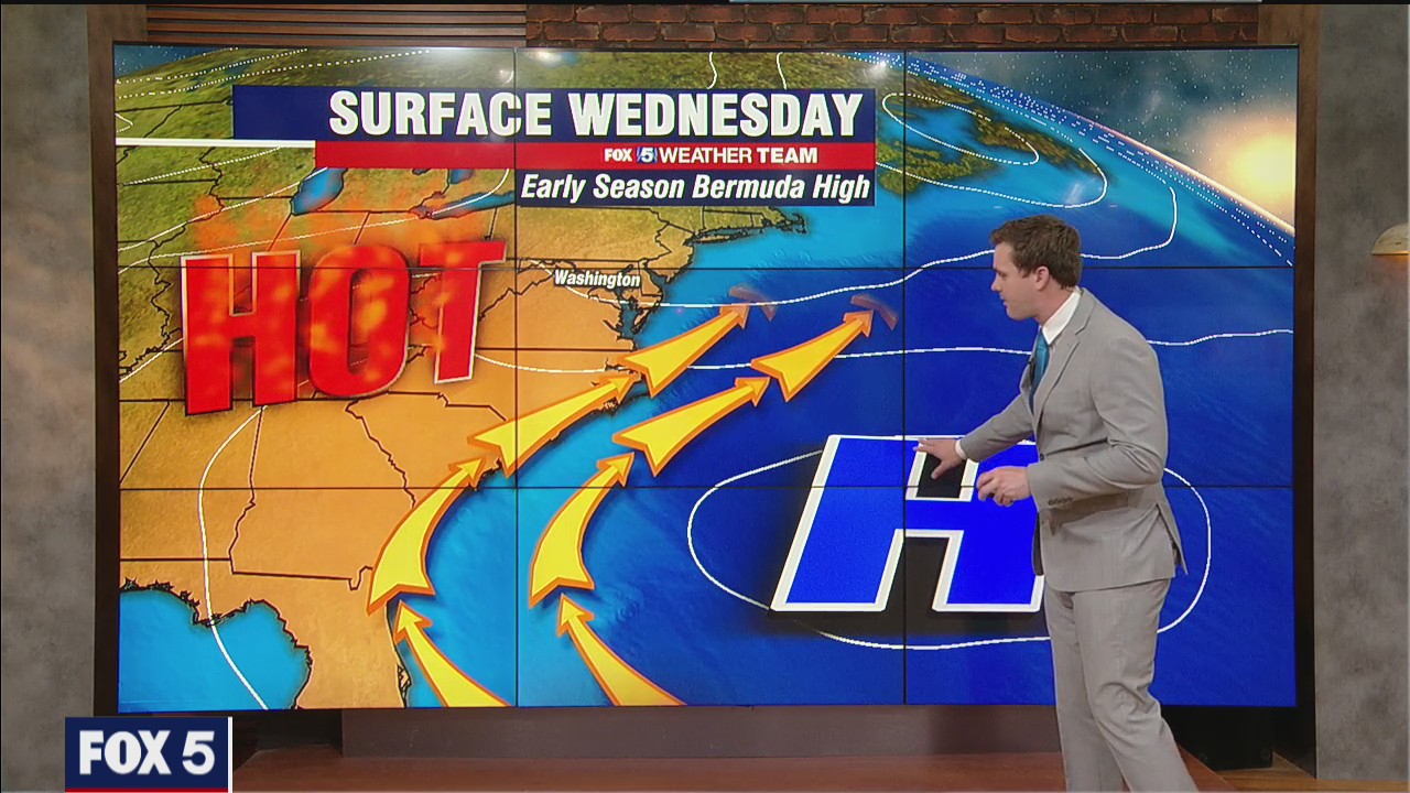 FOX 5 Weather forecast for Wednesday, April 28