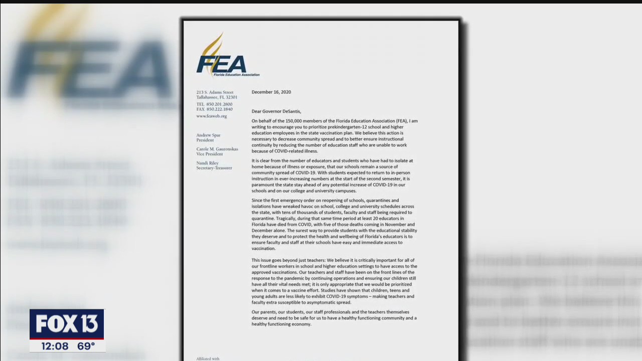 Push to prioritize teacher vaccinations