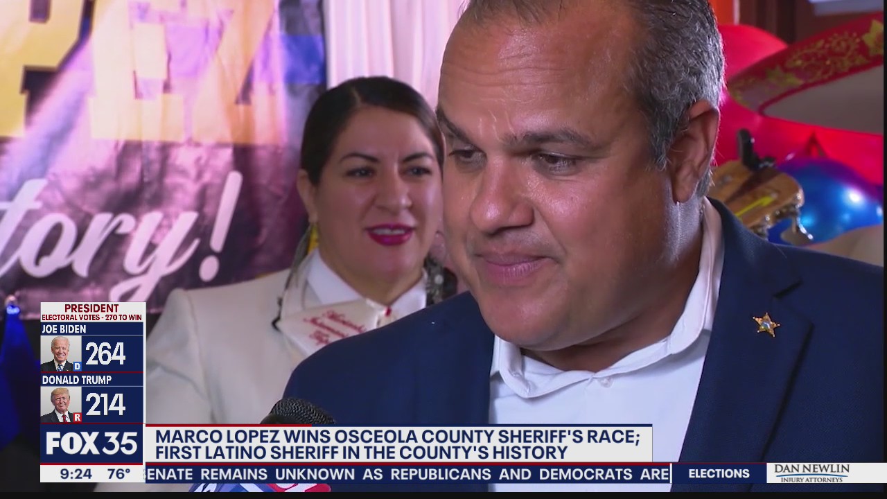 Marco Lopez becomes the first Latino to win Osceola County Sheriff's race