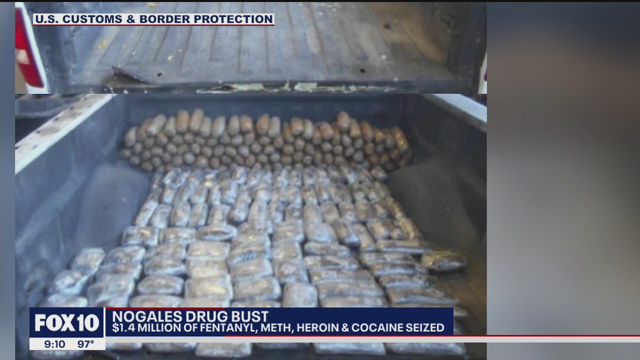 Major drug bust at Arizona-Mexico border city Nogales