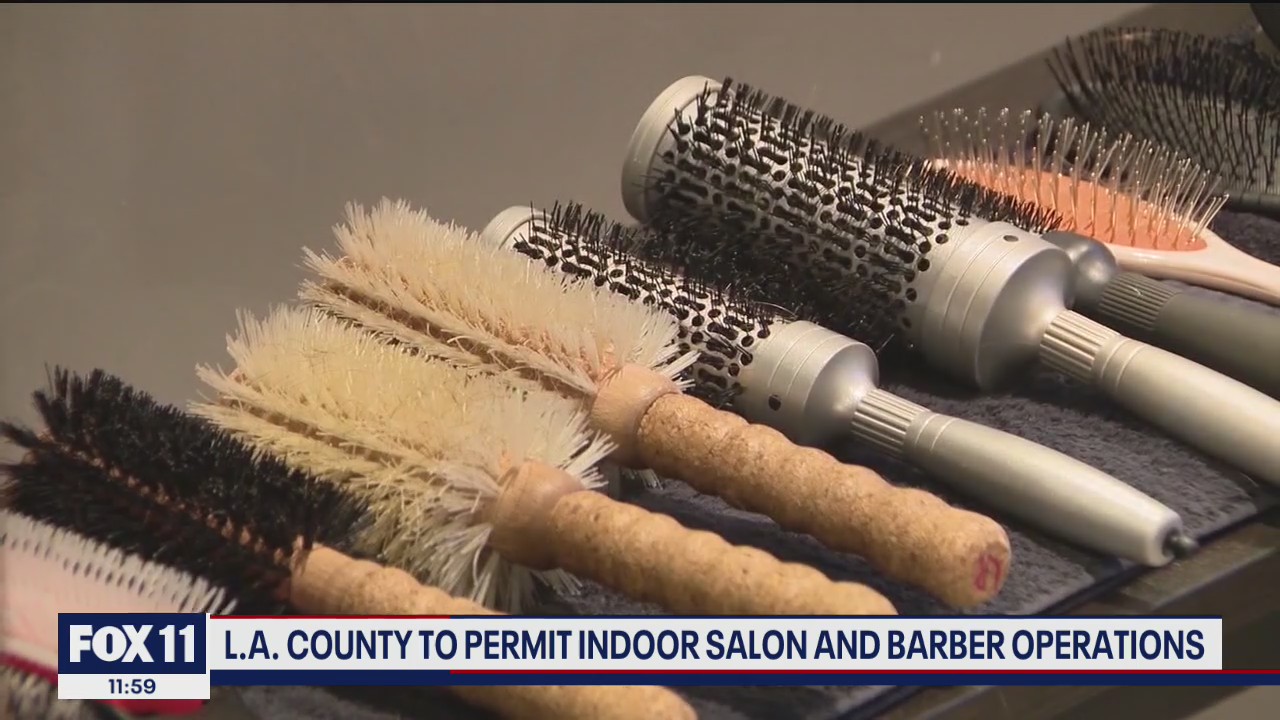 Los Angeles County to allow hair salons, barbershops to reopen indoor operations with restrictions