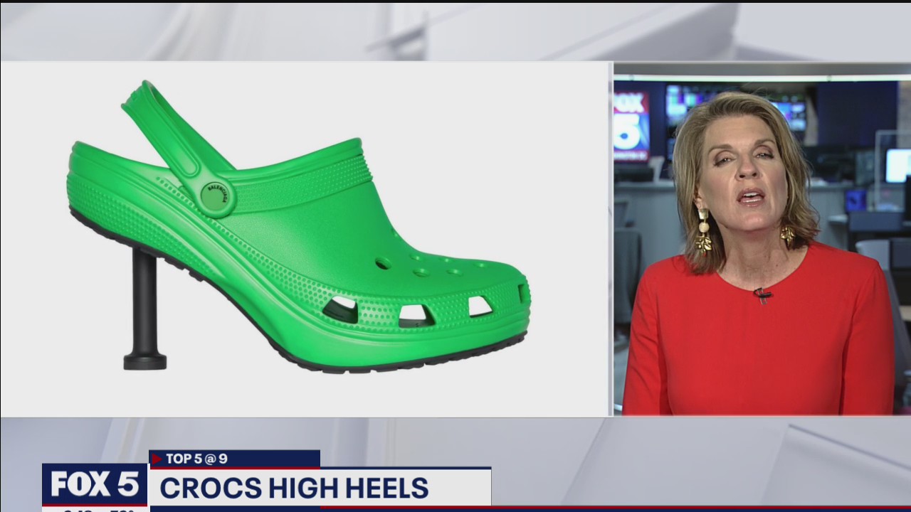 High-heeled Crocs: fab or fail?