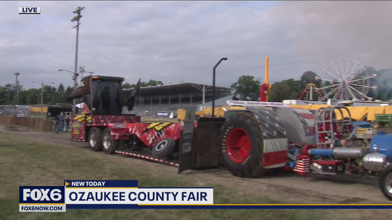 Have you ever seen a Truck and Tractor pull? They’re a big draw at the Ozaukee County Fair