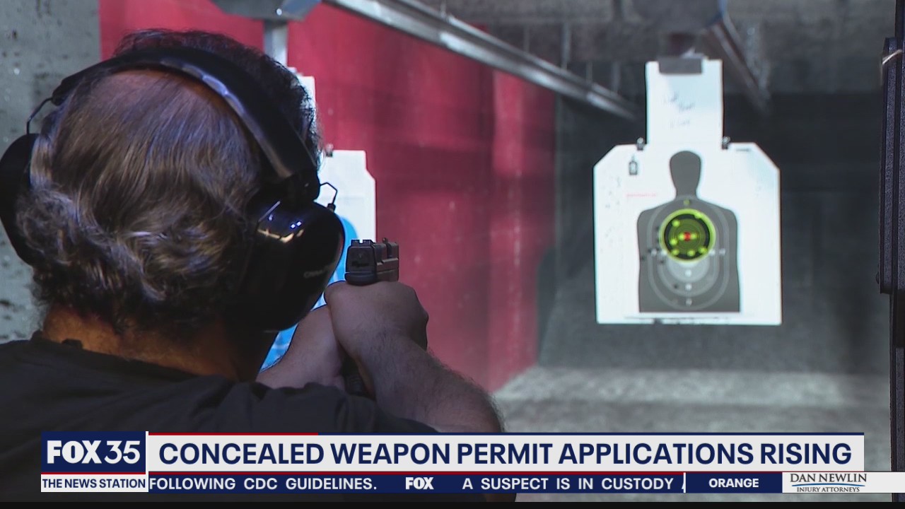 Concealed weapon permits on the rise