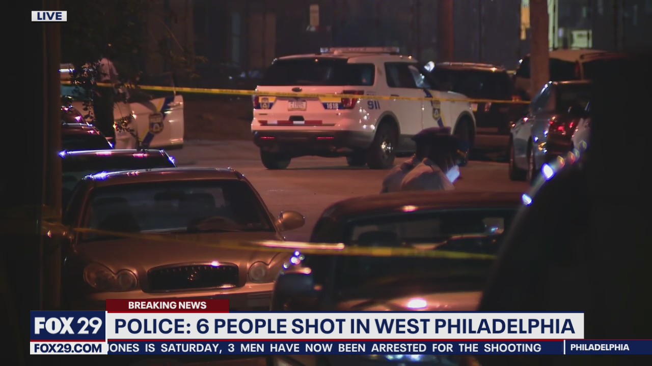 Police: Pregnant woman among 6 shot in West Philadelphia