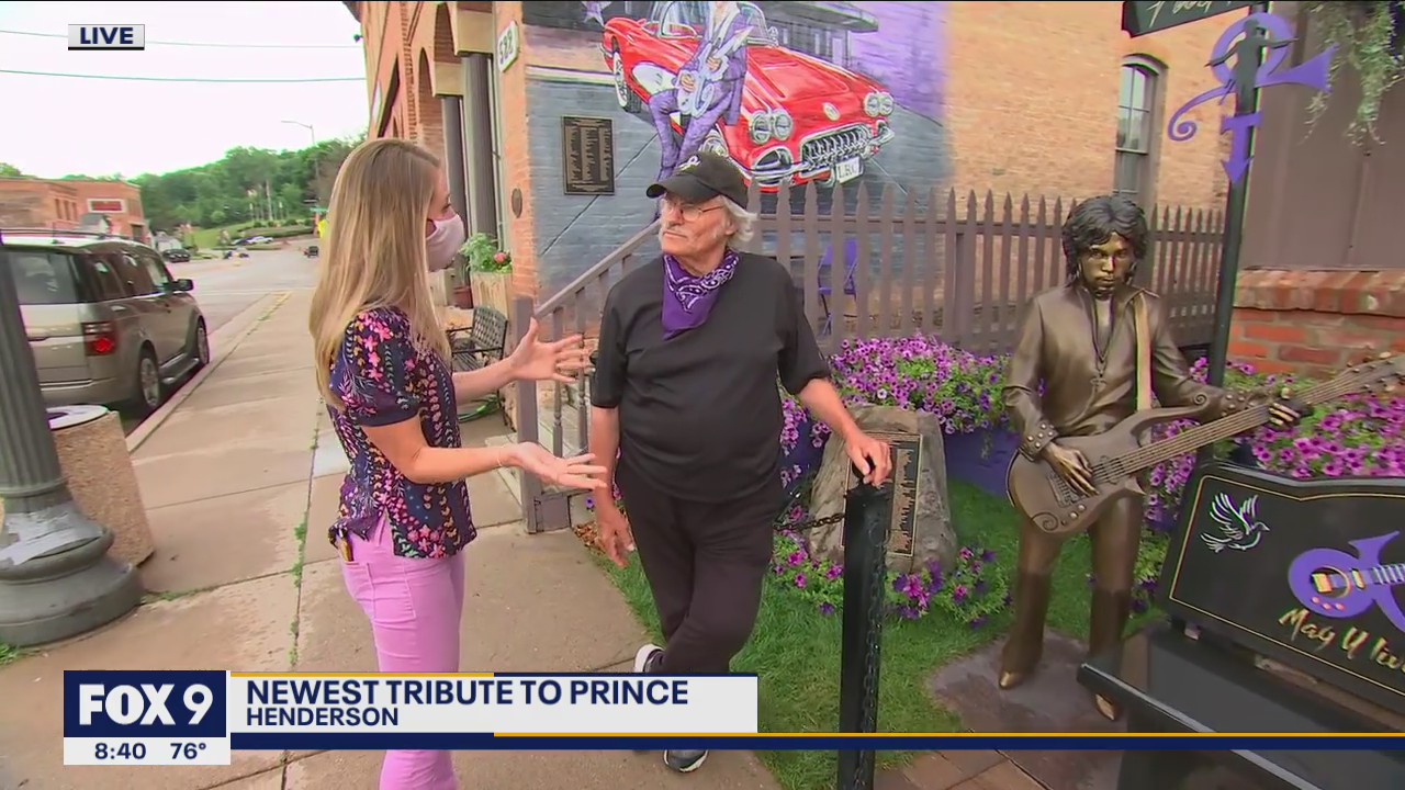 Small Minnesota town where ‘Purple Rain’ was filmed unveils Prince statue