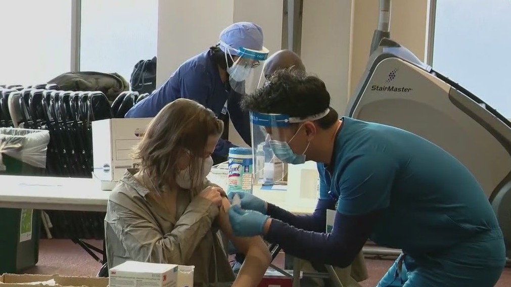 Vaccine shots for FDNY, NYPD