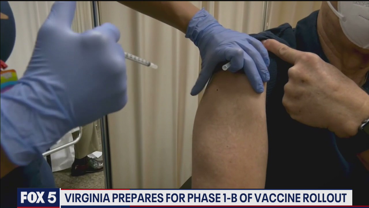 Virginia prepares for Phase 1B of vaccine rollout