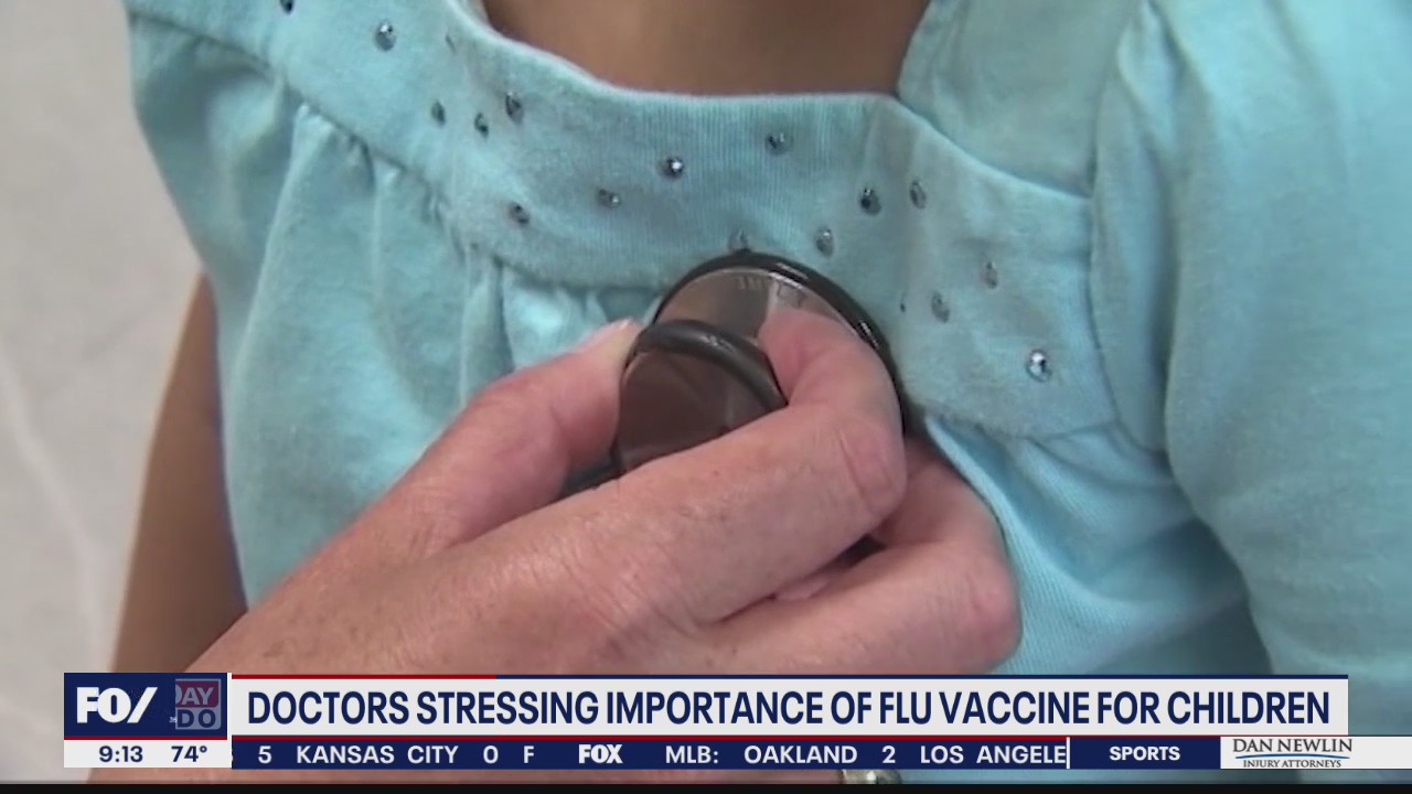 Doctors stressing importance of flu vaccine for kids