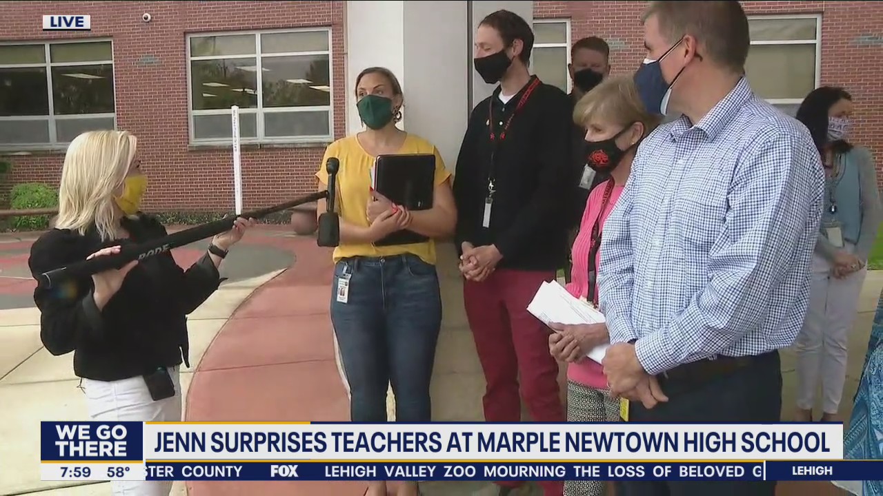 Good Day surprises teachers at Marple Newtown High School on Teacher Appreciation Day