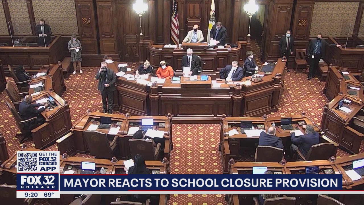 Mayor reacts to school closure provision