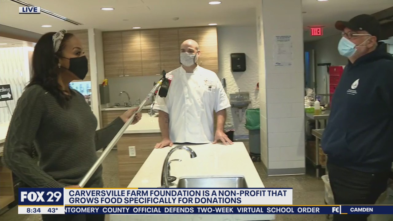 Carversville Farms Foundation donates turkeys and fresh produce