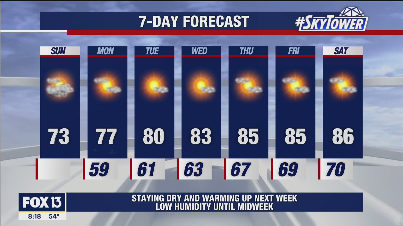 Sunday morning forecast