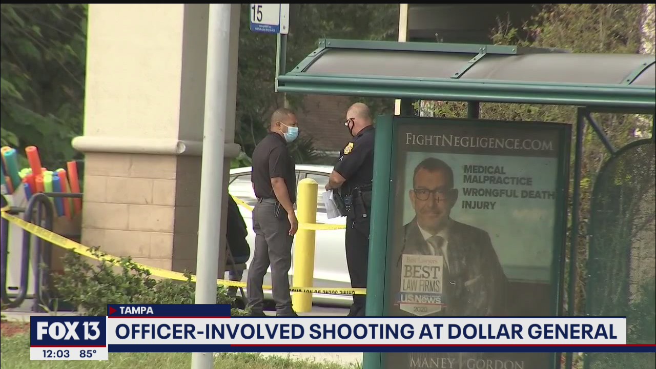 Midday update: Suspect shot in Tampa