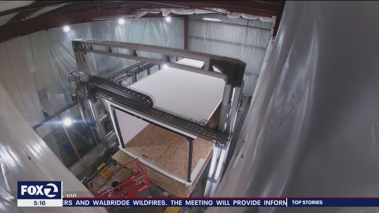 Startup uses 3D printers to build homes