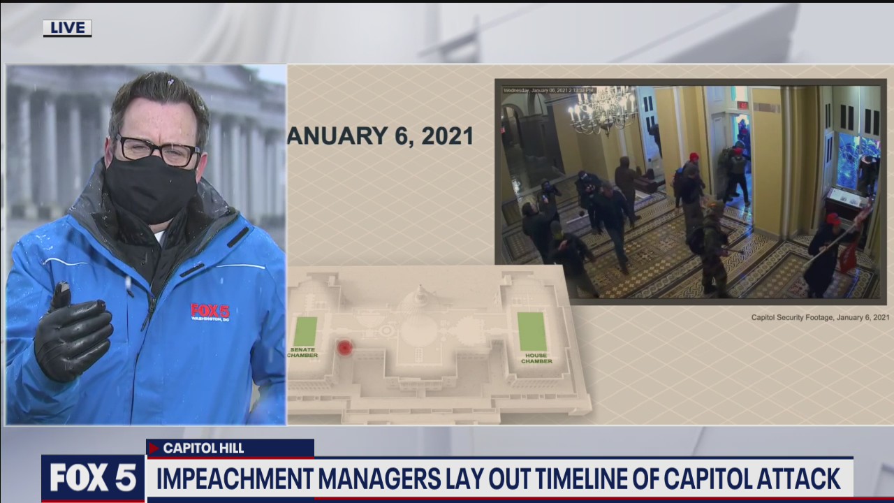 Impeachment managers lay out timeline of Capitol attack