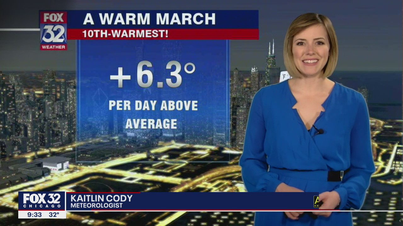 10 p.m. forecast for Chicagoland on April 1