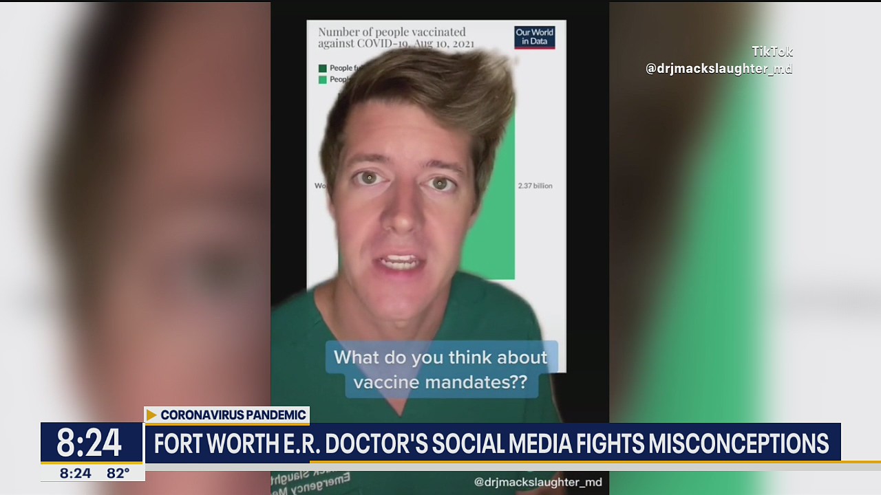 Fort Worth doctor using Tik Tok to fight COVID-19 misconceptions
