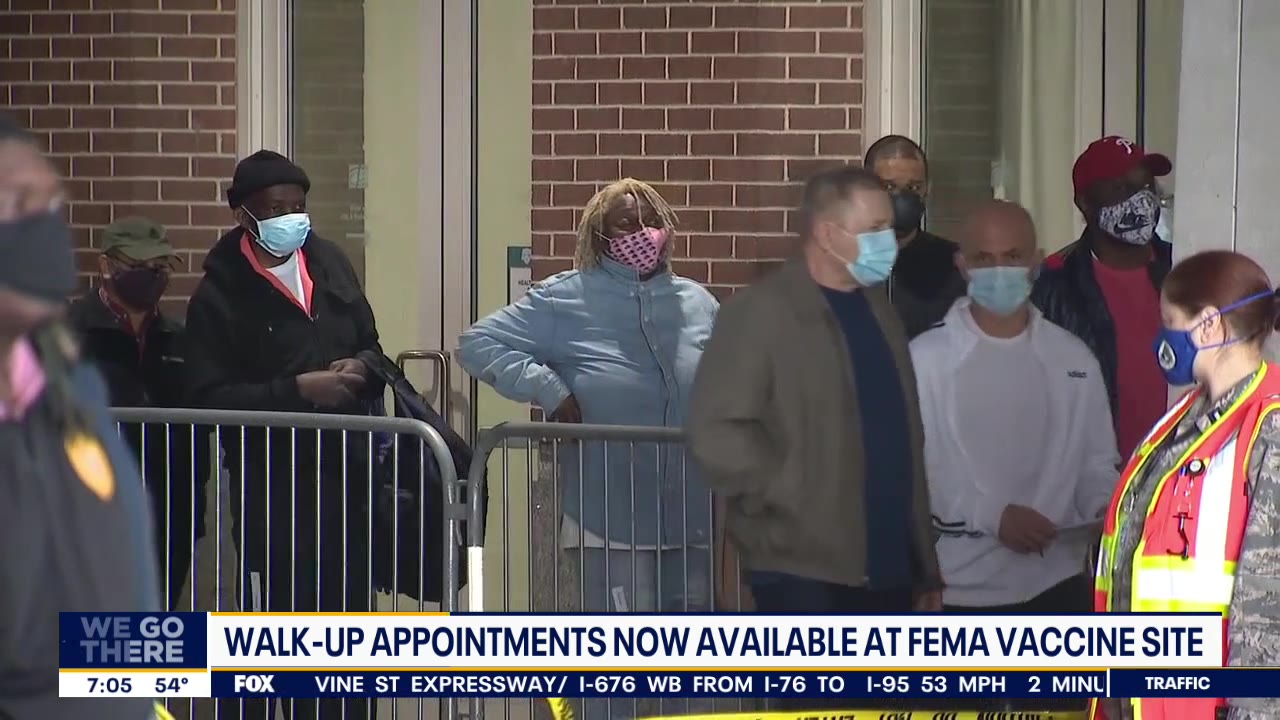 Walk-up appointments now available at Pennsylvania Convention Center clinic