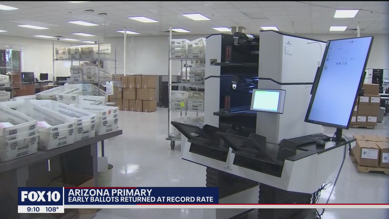 Early ballots returned at record rate in Maricopa County as election approaches