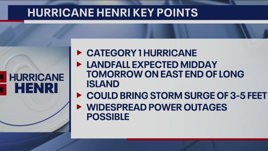 Hurricane Henri expected to hit region