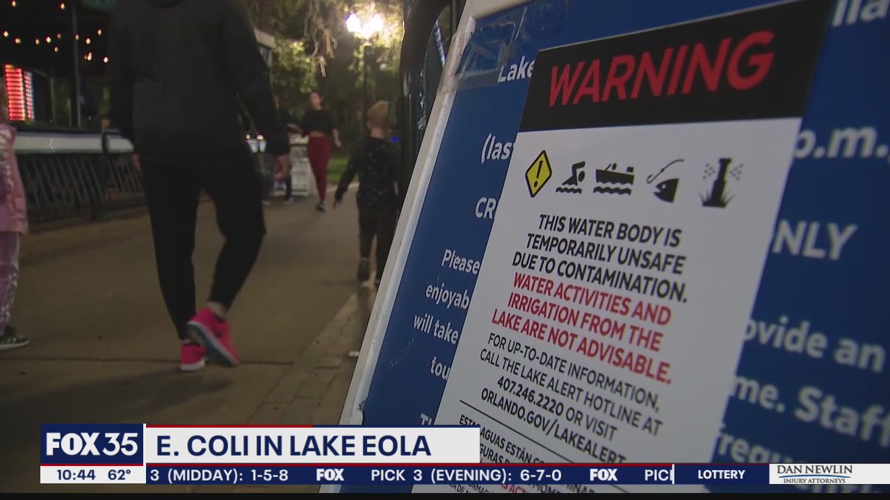 Lake Eola closed due to E. coli contamination