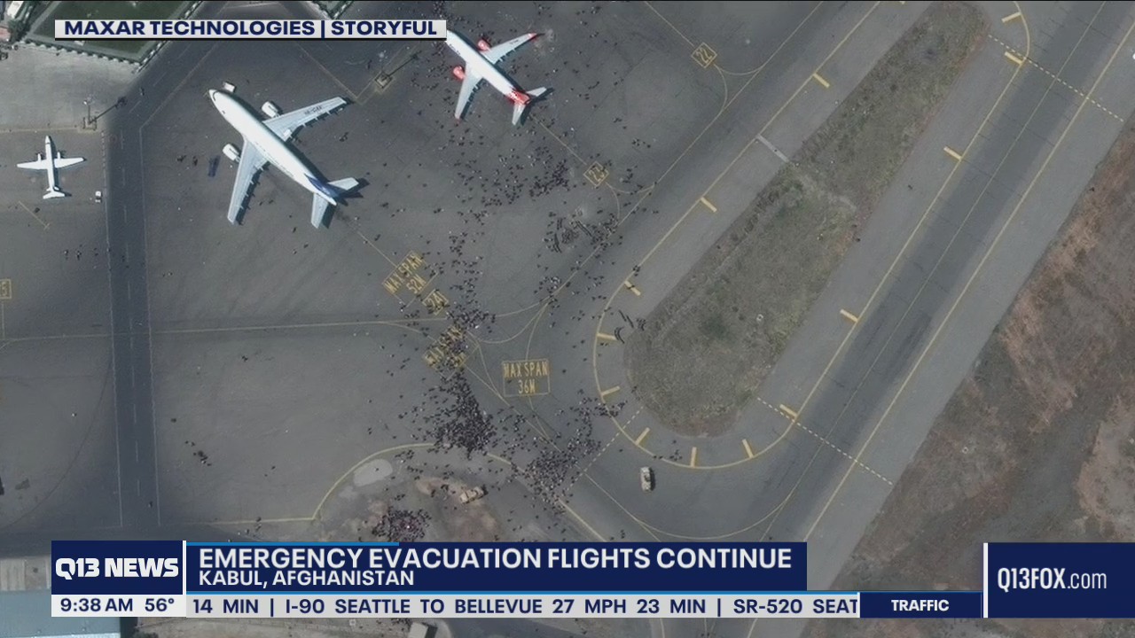 Emergency evacuation flights continue from Afghanistan