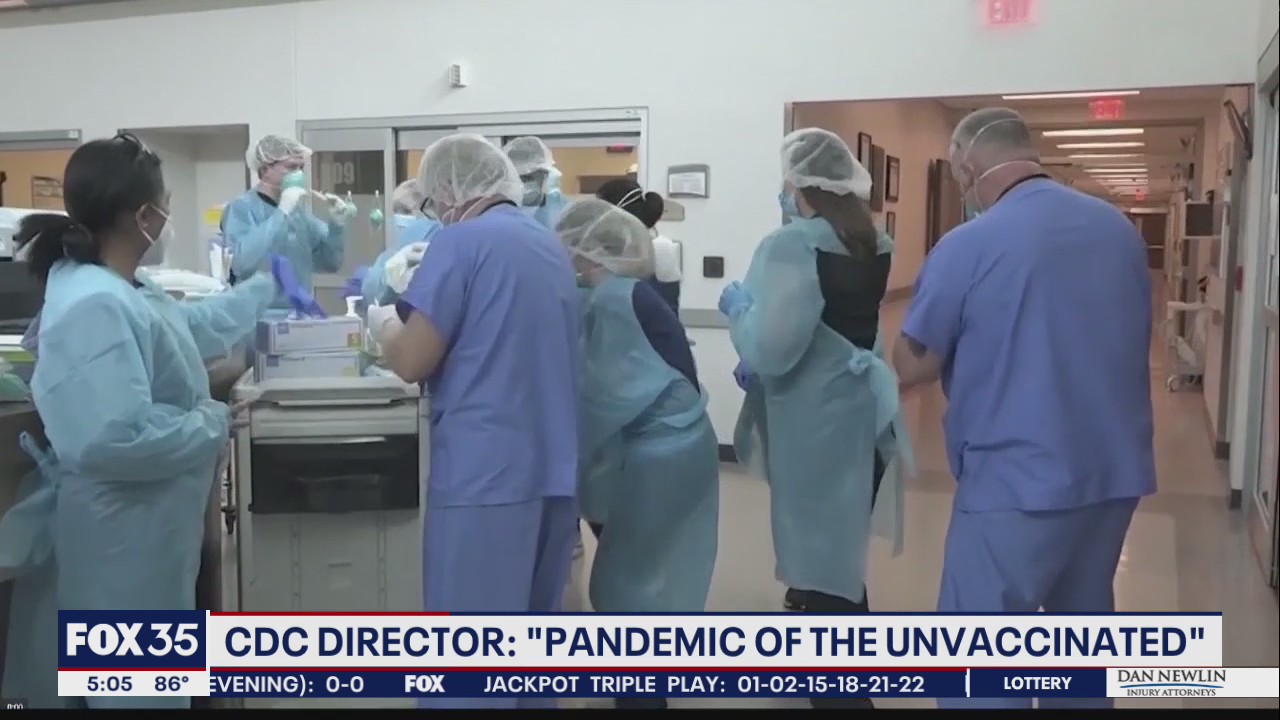 CDC Director: "Pandemic of the unvaccinated"