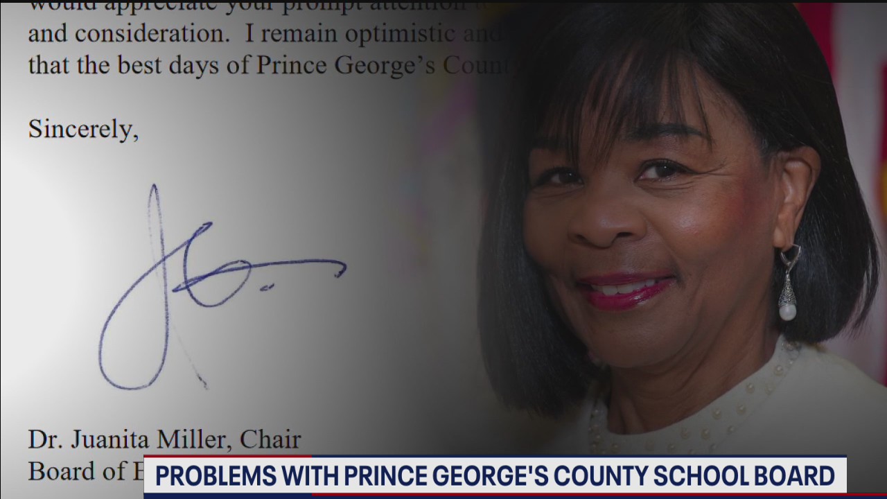 Drama surrounding Prince Georges County school board persists