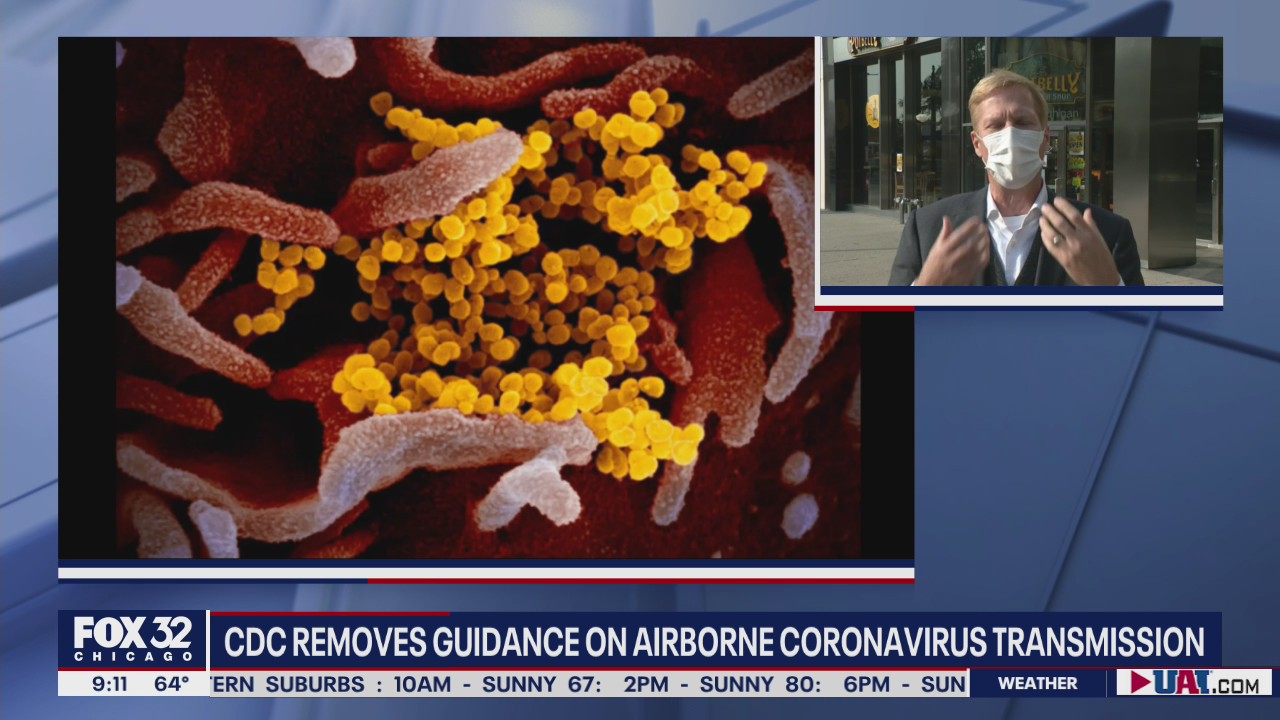 CDC removes guidance on airborne COVID-19 transmission