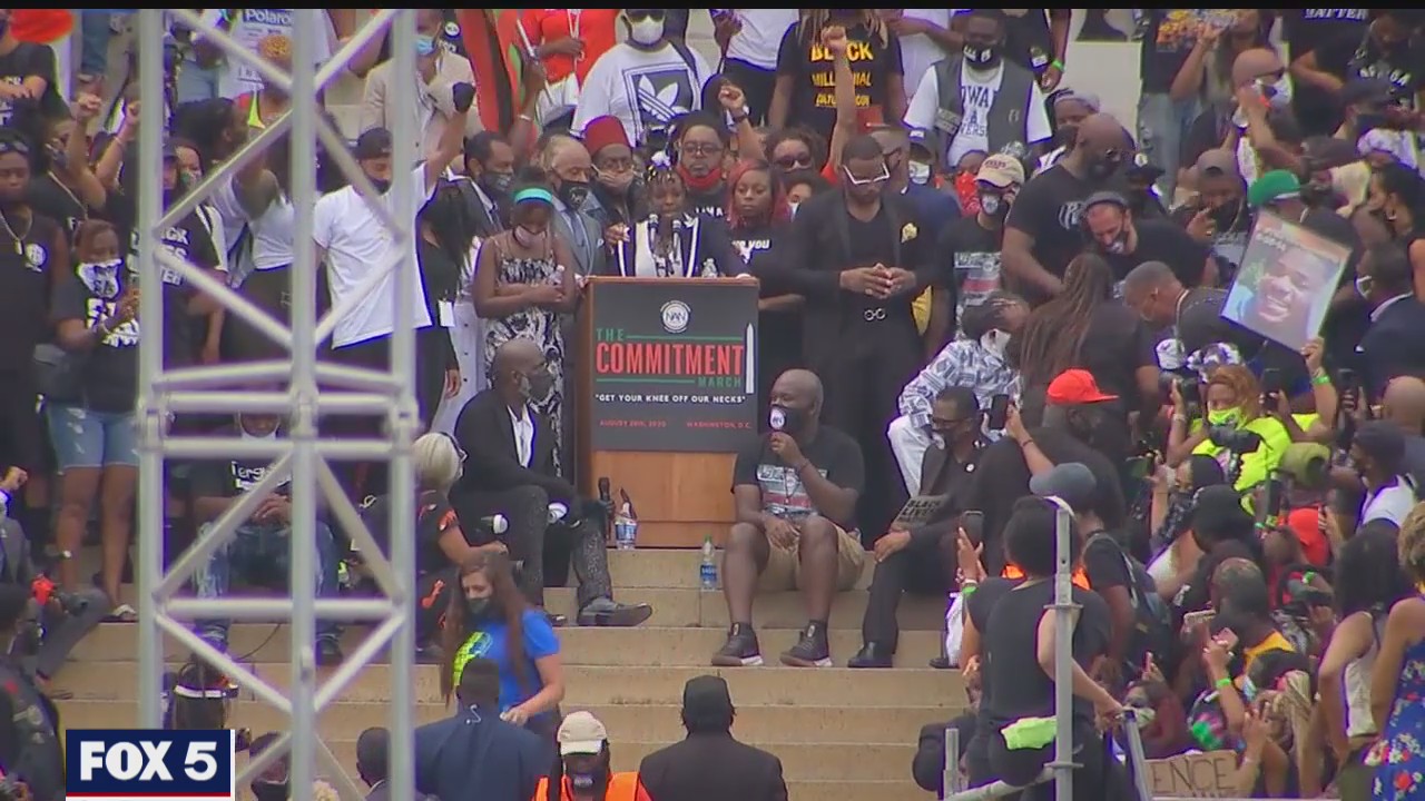 Thousands call for social justice in March on Washington