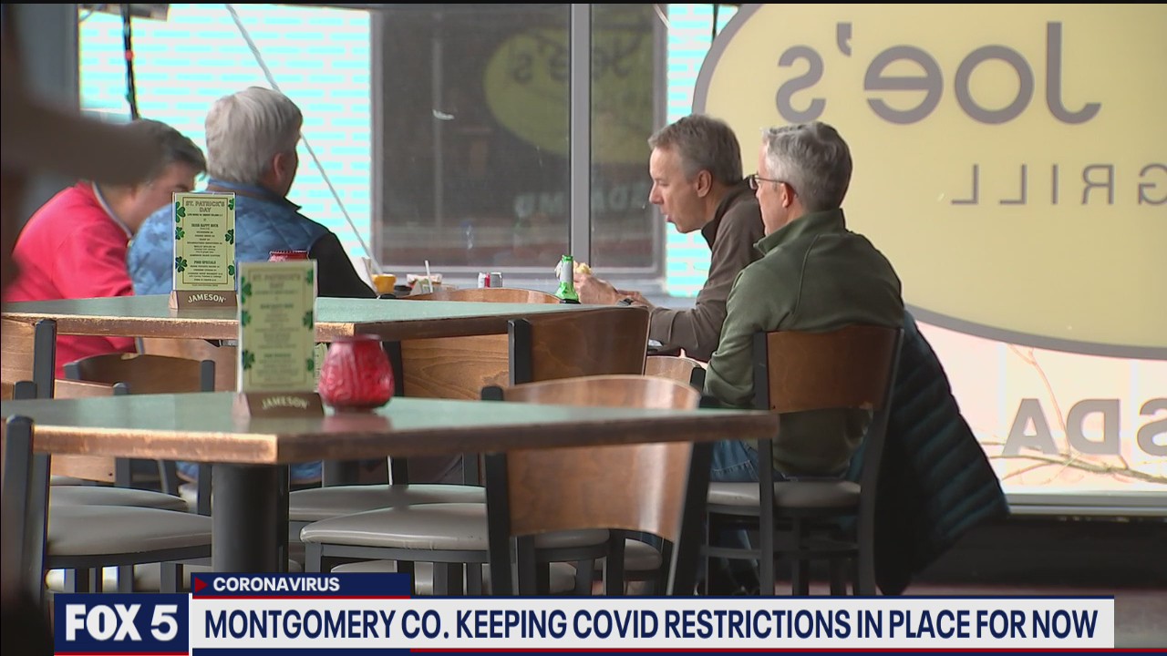 Montgomery County keeping COVID restrictions in place for now