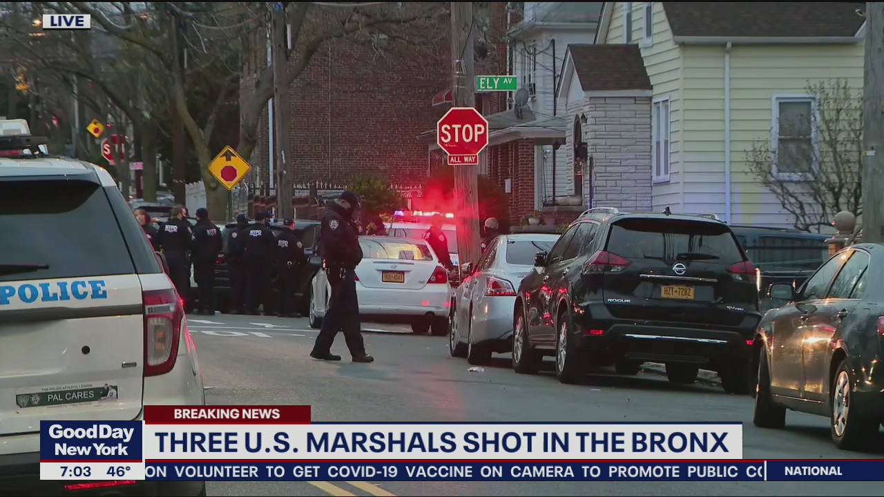 3 US Marshals shot