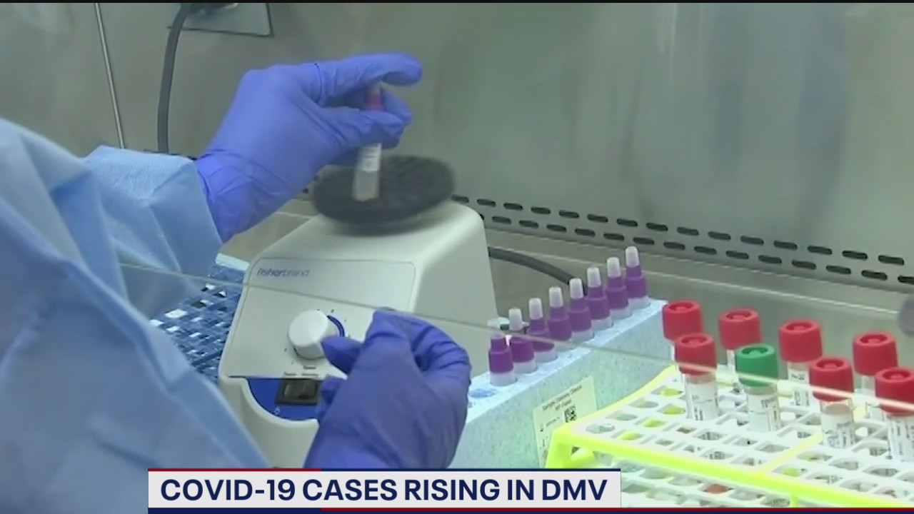 Coronavirus spike in the DMV