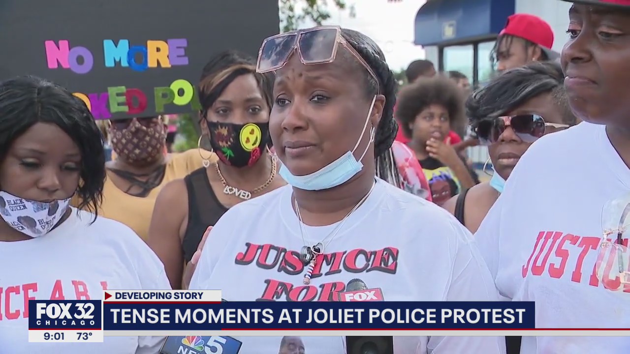 2 arrested at peaceful protest honoring man who died in Joliet police custody