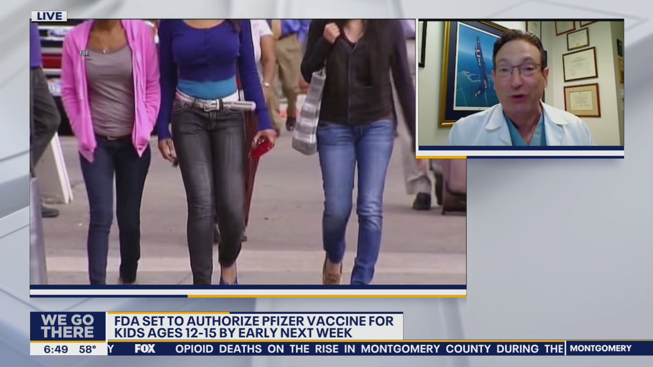 FDA expected to authorize Pfizer's COVID-19 vaccine for kids ages 12 to 15