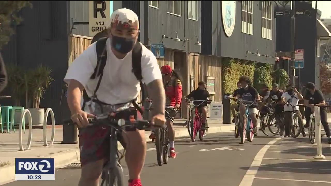 RideOut Posse SF supports small businesses while getting their exercise