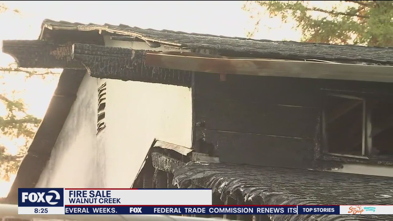 Severely burned out home in Walnut Creek sold for $1M in cash