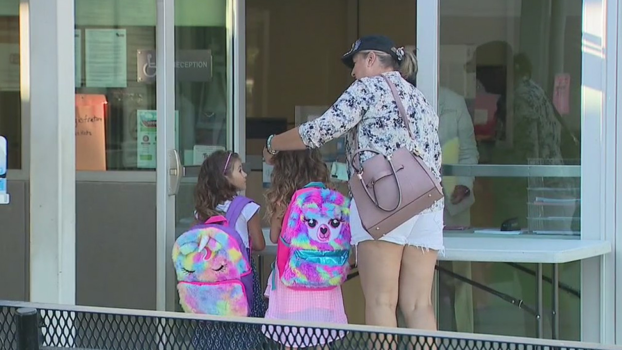 Challenging first day of school in Riverside