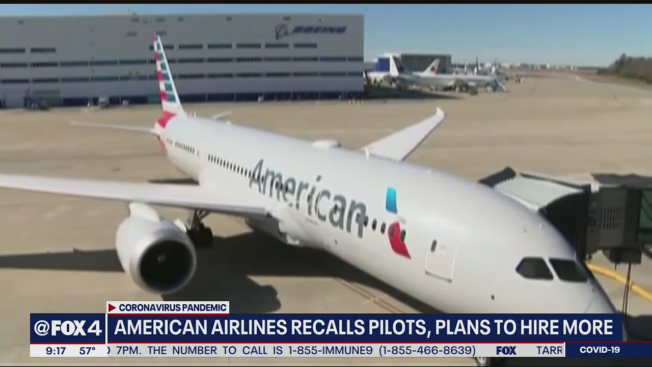 American Airlines recalling all pilots, plans to ramp up hiring efforts by fall