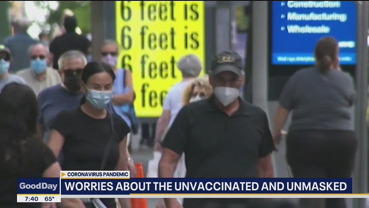 Doctor weighs in on fears about the unvaccinated and unmasked