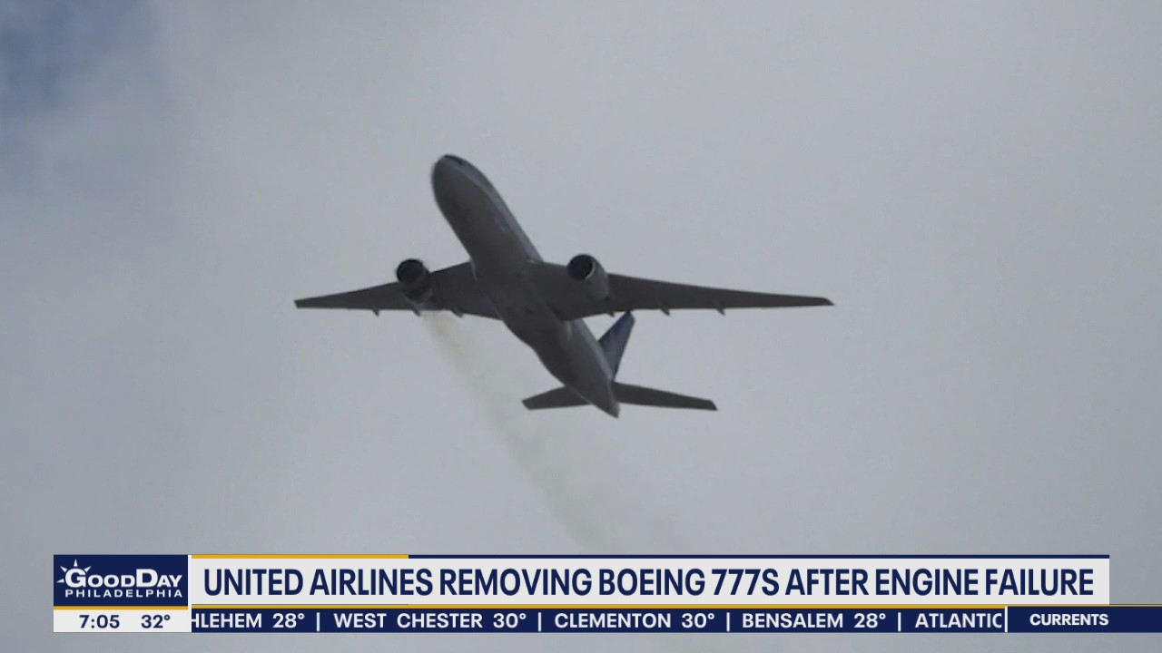 United Airlines removing Boeing 777s after engine failure